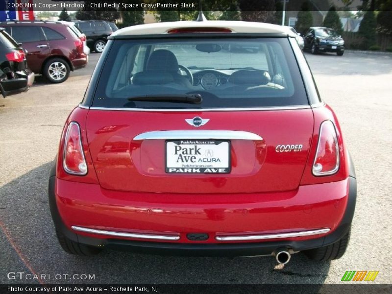 Chili Red / Space Gray/Panther Black 2006 Mini Cooper Hardtop