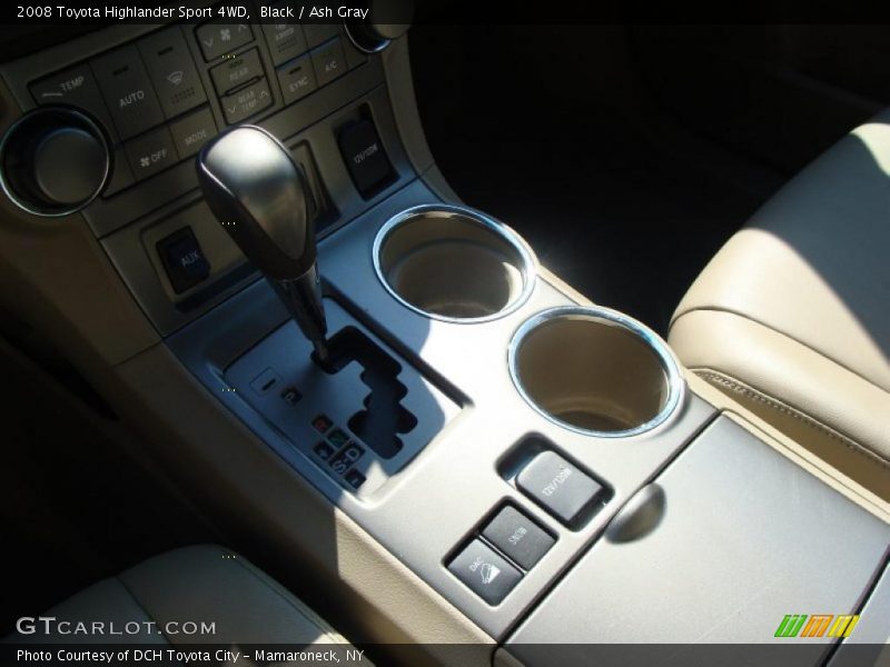 Black / Ash Gray 2008 Toyota Highlander Sport 4WD