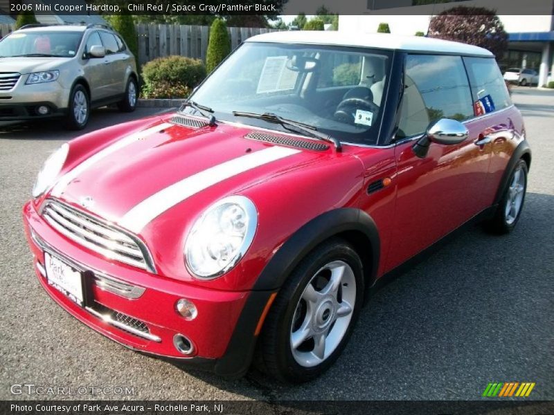 Chili Red / Space Gray/Panther Black 2006 Mini Cooper Hardtop