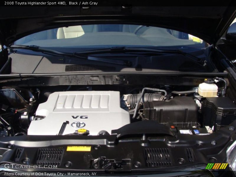 Black / Ash Gray 2008 Toyota Highlander Sport 4WD