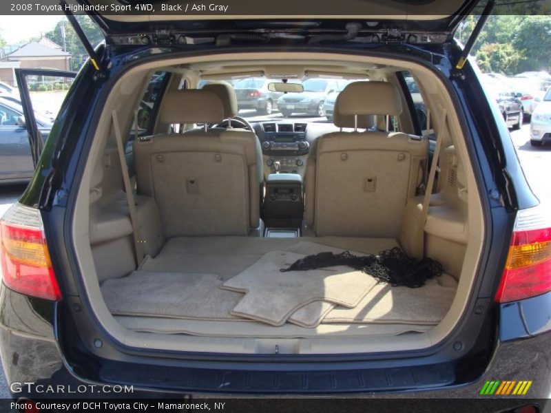 Black / Ash Gray 2008 Toyota Highlander Sport 4WD