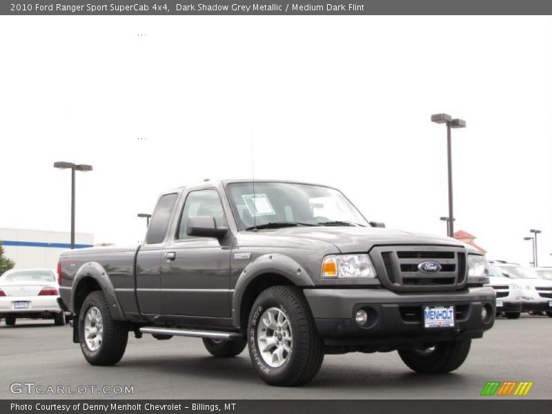 Dark Shadow Grey Metallic / Medium Dark Flint 2010 Ford Ranger Sport SuperCab 4x4
