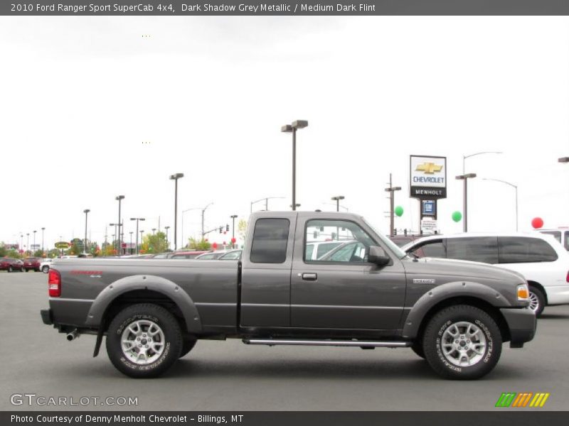 Dark Shadow Grey Metallic / Medium Dark Flint 2010 Ford Ranger Sport SuperCab 4x4
