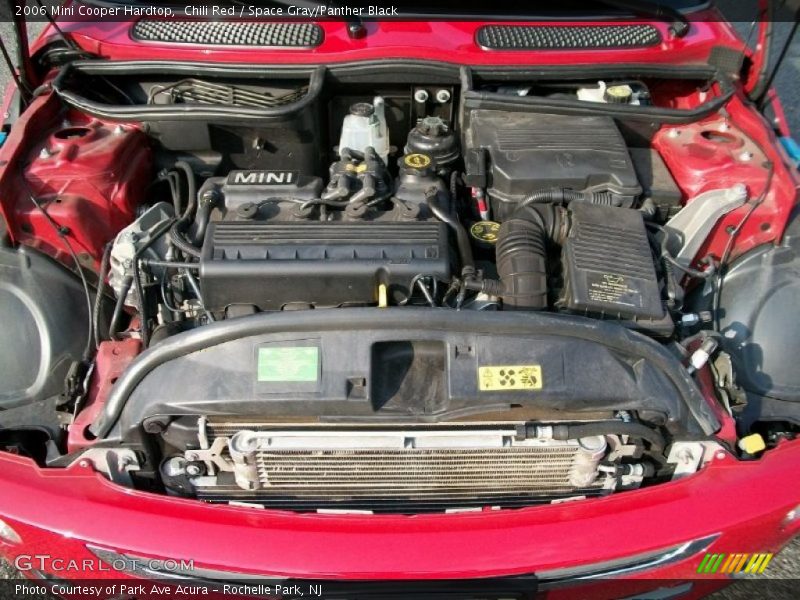 Chili Red / Space Gray/Panther Black 2006 Mini Cooper Hardtop