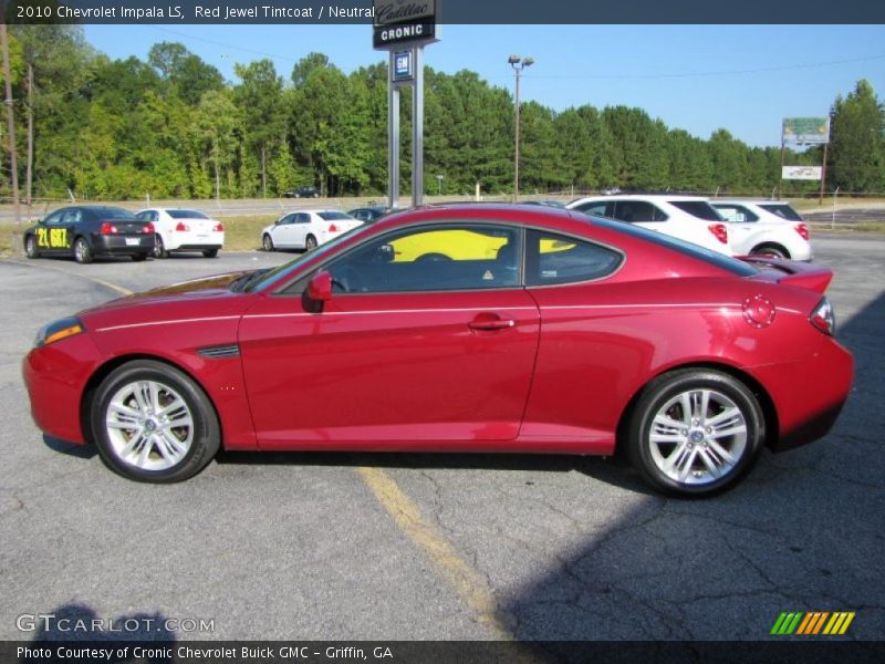 Red Jewel Tintcoat / Neutral 2010 Chevrolet Impala LS