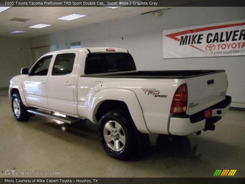 Super White / Graphite Gray 2005 Toyota Tacoma PreRunner TRD Sport Double Cab