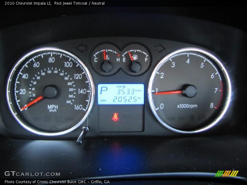 Red Jewel Tintcoat / Neutral 2010 Chevrolet Impala LS