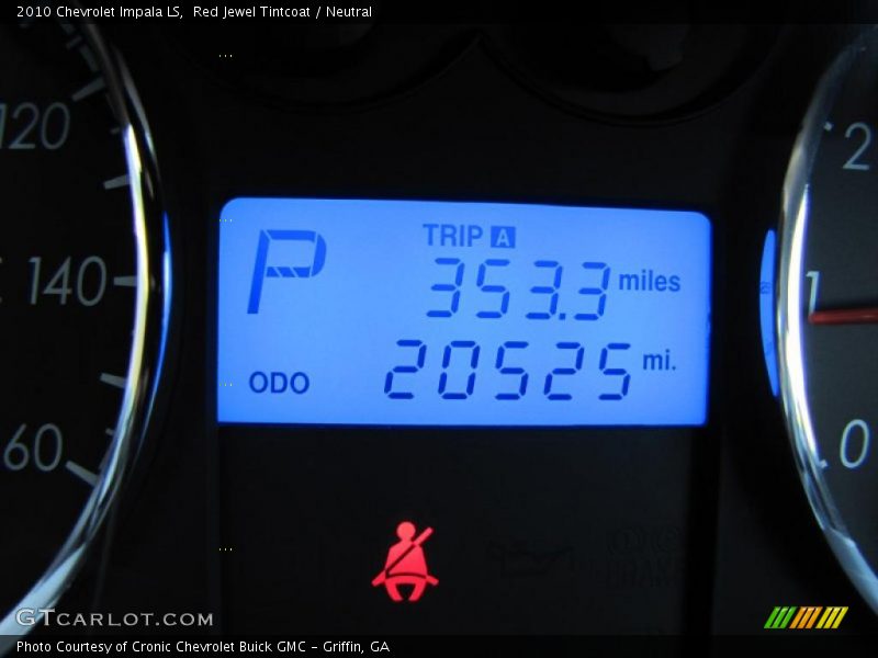 Red Jewel Tintcoat / Neutral 2010 Chevrolet Impala LS
