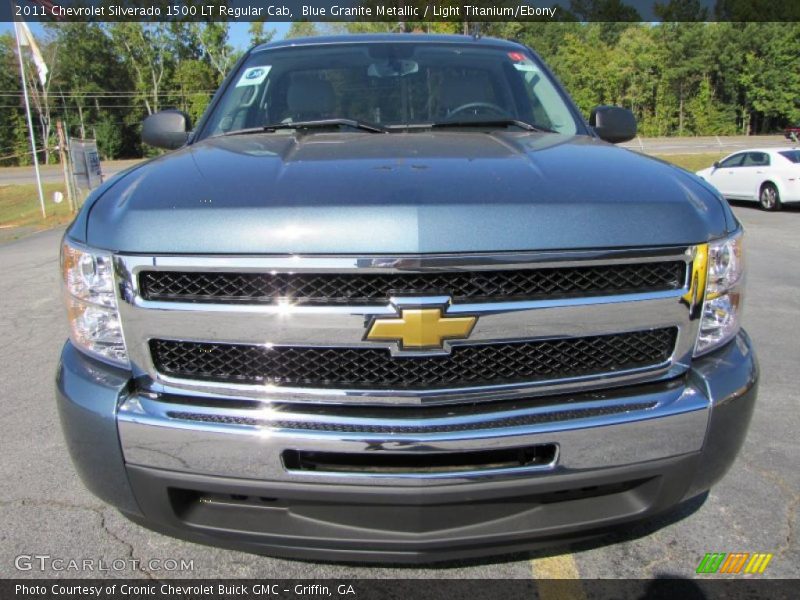 Blue Granite Metallic / Light Titanium/Ebony 2011 Chevrolet Silverado 1500 LT Regular Cab