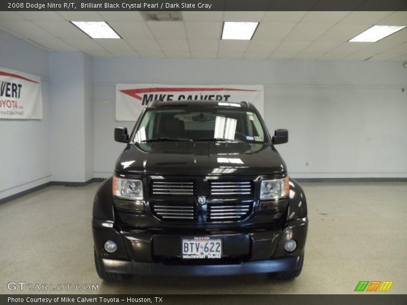 Brilliant Black Crystal Pearl / Dark Slate Gray 2008 Dodge Nitro R/T