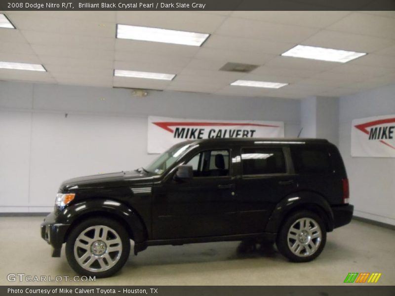 Brilliant Black Crystal Pearl / Dark Slate Gray 2008 Dodge Nitro R/T