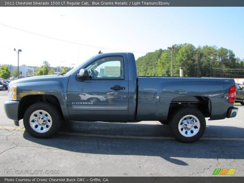 Blue Granite Metallic / Light Titanium/Ebony 2011 Chevrolet Silverado 1500 LT Regular Cab