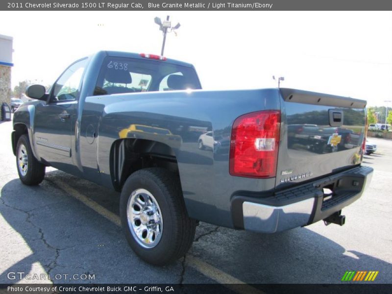 Blue Granite Metallic / Light Titanium/Ebony 2011 Chevrolet Silverado 1500 LT Regular Cab