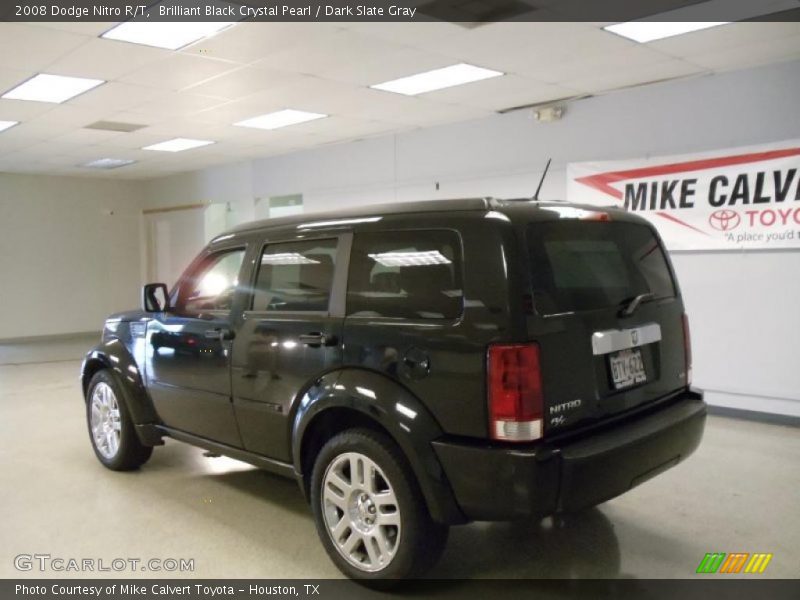 Brilliant Black Crystal Pearl / Dark Slate Gray 2008 Dodge Nitro R/T