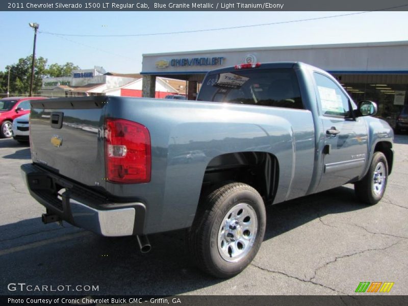 Blue Granite Metallic / Light Titanium/Ebony 2011 Chevrolet Silverado 1500 LT Regular Cab