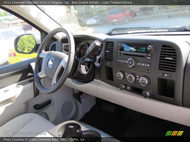 Blue Granite Metallic / Light Titanium/Ebony 2011 Chevrolet Silverado 1500 LT Regular Cab