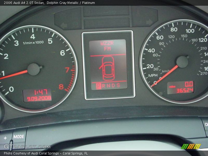 Dolphin Gray Metallic / Platinum 2006 Audi A4 2.0T Sedan