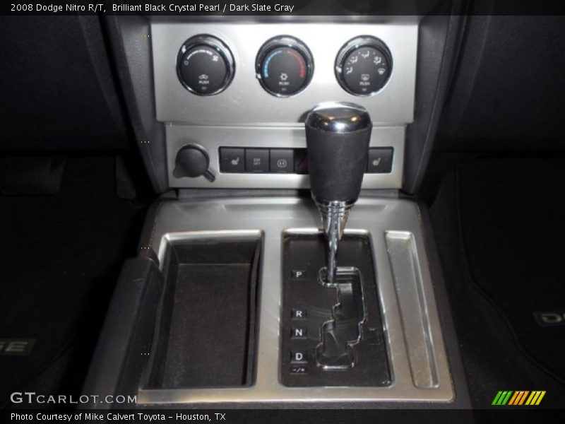 Brilliant Black Crystal Pearl / Dark Slate Gray 2008 Dodge Nitro R/T