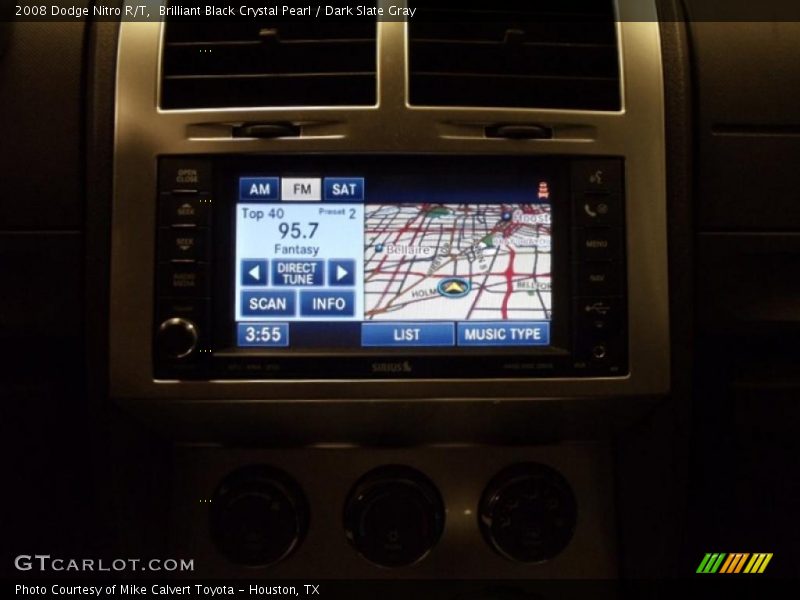Brilliant Black Crystal Pearl / Dark Slate Gray 2008 Dodge Nitro R/T