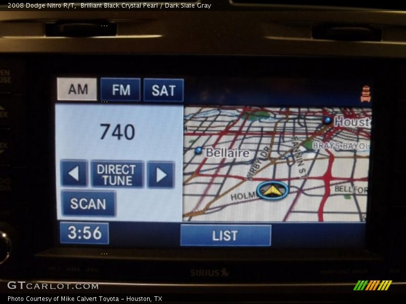 Brilliant Black Crystal Pearl / Dark Slate Gray 2008 Dodge Nitro R/T