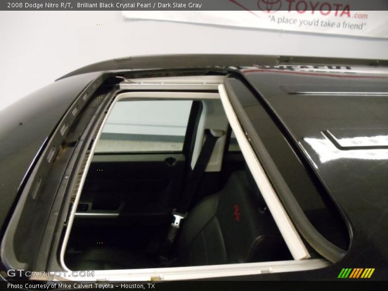Brilliant Black Crystal Pearl / Dark Slate Gray 2008 Dodge Nitro R/T