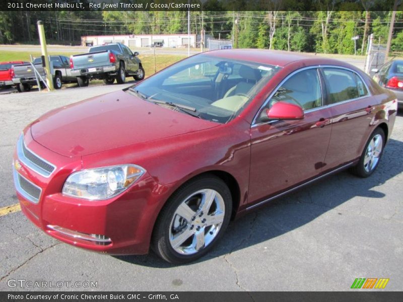 Red Jewel Tintcoat / Cocoa/Cashmere 2011 Chevrolet Malibu LT
