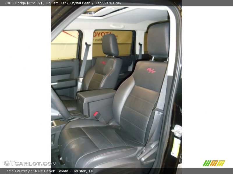 Brilliant Black Crystal Pearl / Dark Slate Gray 2008 Dodge Nitro R/T