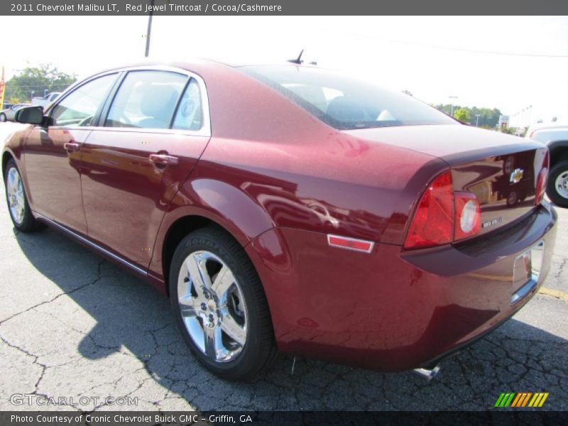 Red Jewel Tintcoat / Cocoa/Cashmere 2011 Chevrolet Malibu LT