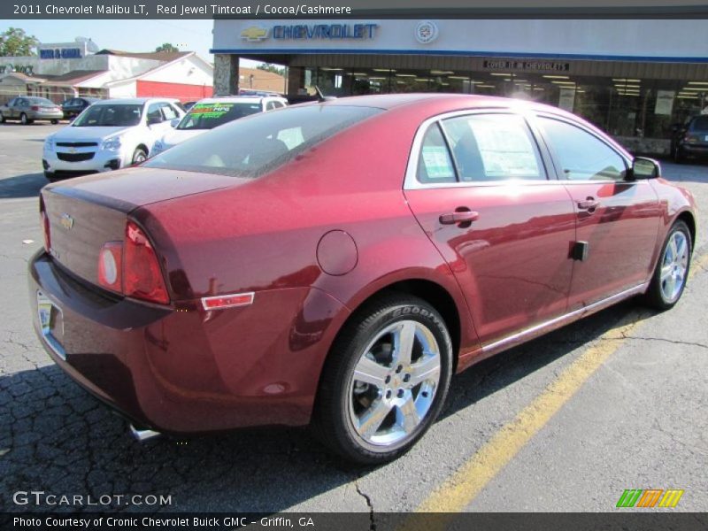Red Jewel Tintcoat / Cocoa/Cashmere 2011 Chevrolet Malibu LT