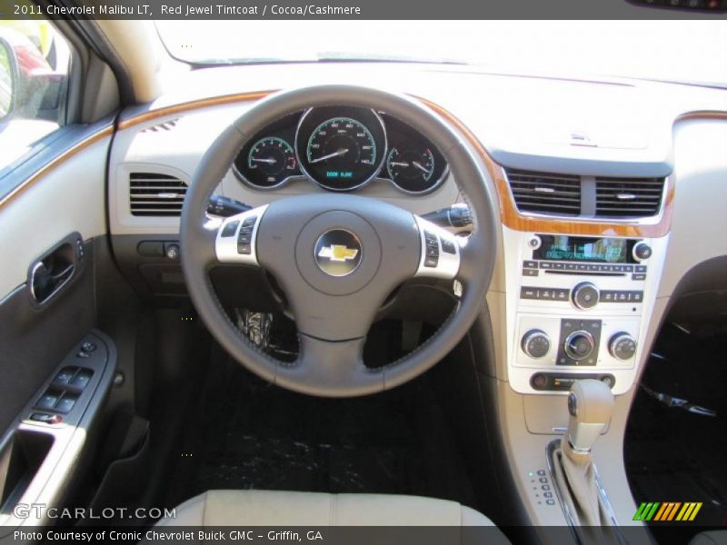 Red Jewel Tintcoat / Cocoa/Cashmere 2011 Chevrolet Malibu LT
