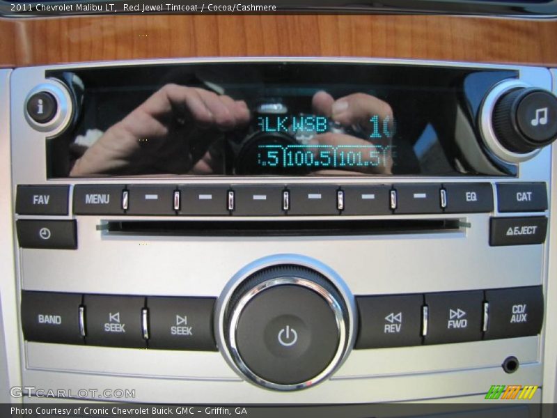Red Jewel Tintcoat / Cocoa/Cashmere 2011 Chevrolet Malibu LT