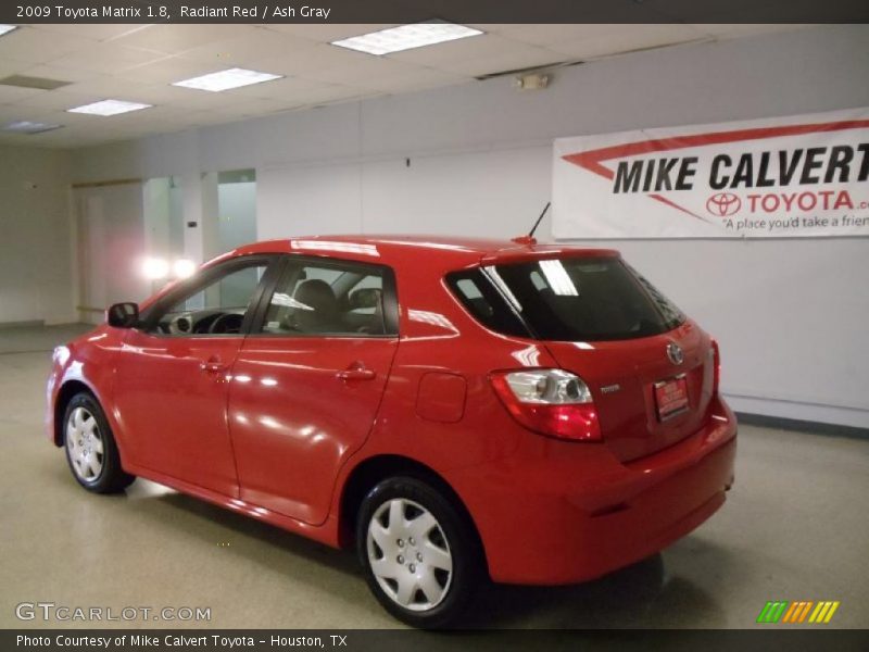 Radiant Red / Ash Gray 2009 Toyota Matrix 1.8
