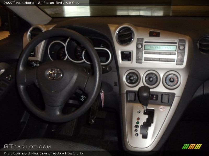 Radiant Red / Ash Gray 2009 Toyota Matrix 1.8