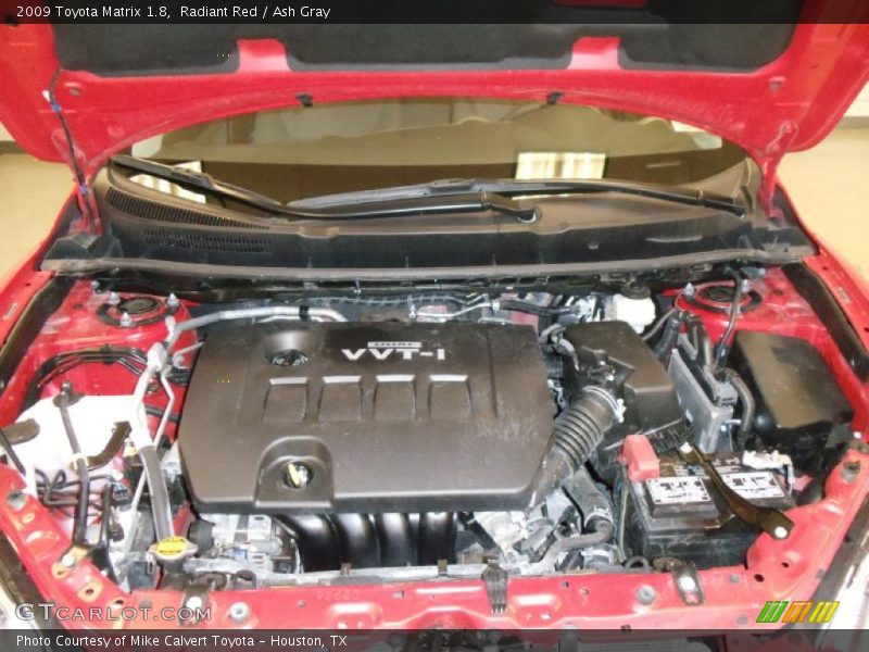 Radiant Red / Ash Gray 2009 Toyota Matrix 1.8