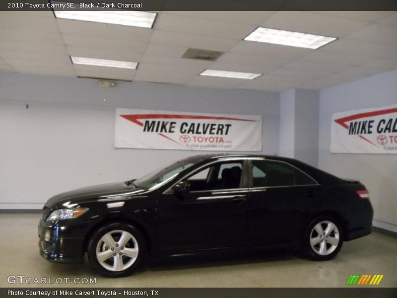Black / Dark Charcoal 2010 Toyota Camry SE