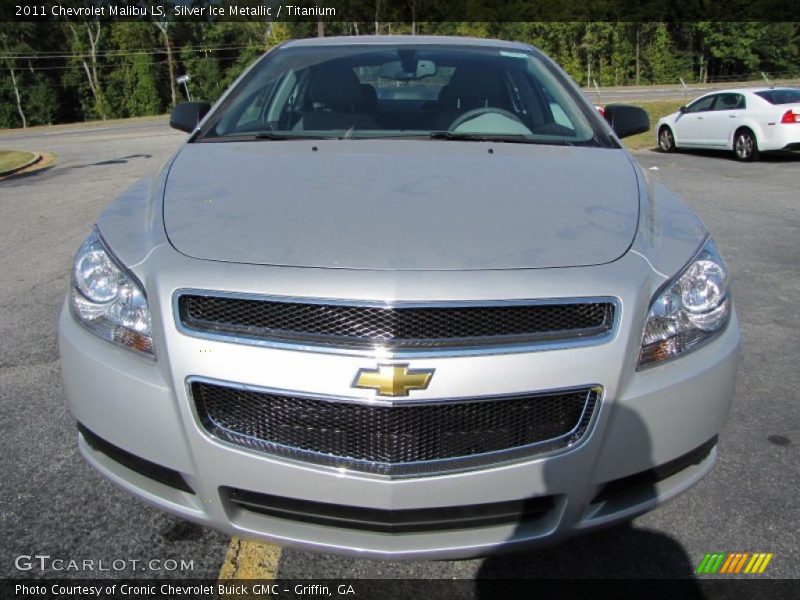 Silver Ice Metallic / Titanium 2011 Chevrolet Malibu LS
