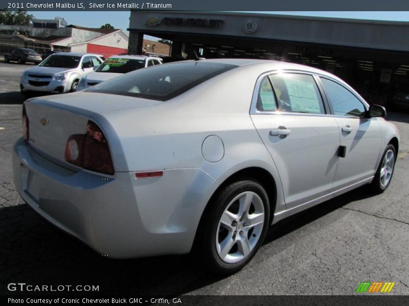 Silver Ice Metallic / Titanium 2011 Chevrolet Malibu LS