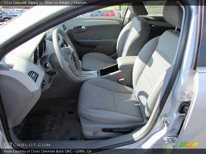 Silver Ice Metallic / Titanium 2011 Chevrolet Malibu LS