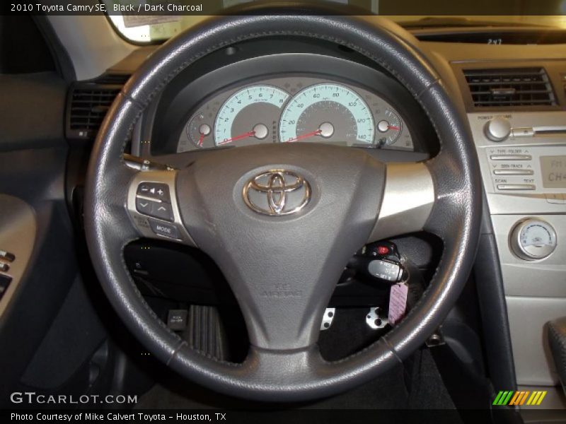 Black / Dark Charcoal 2010 Toyota Camry SE