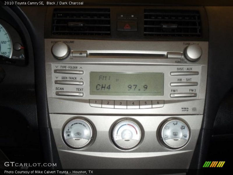 Black / Dark Charcoal 2010 Toyota Camry SE