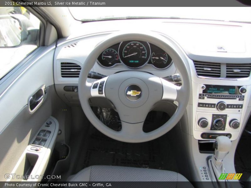 Silver Ice Metallic / Titanium 2011 Chevrolet Malibu LS