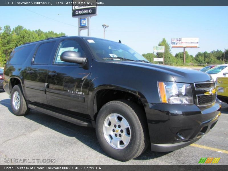 Black Granite Metallic / Ebony 2011 Chevrolet Suburban LS