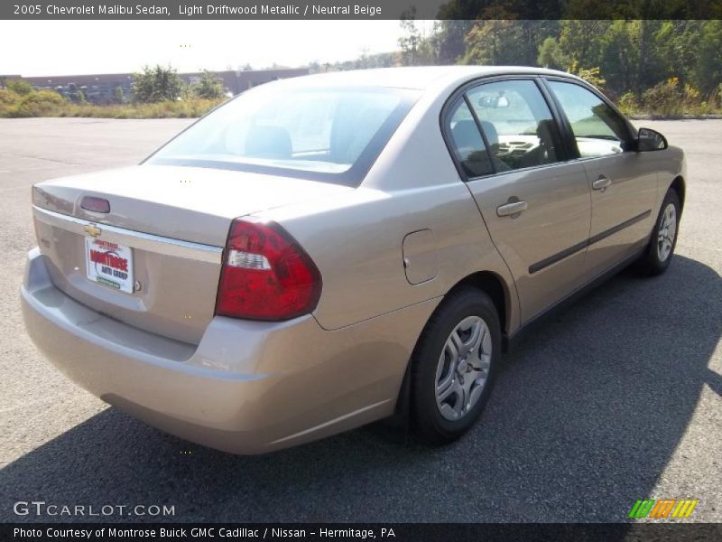 Light Driftwood Metallic / Neutral Beige 2005 Chevrolet Malibu Sedan