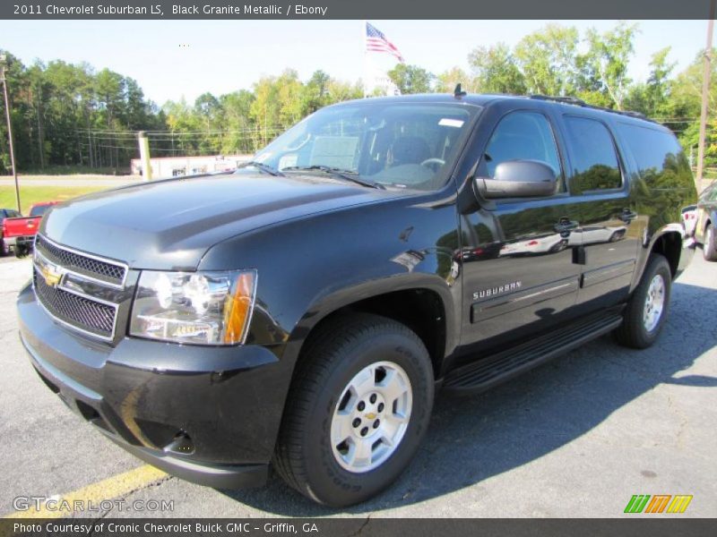 Black Granite Metallic / Ebony 2011 Chevrolet Suburban LS
