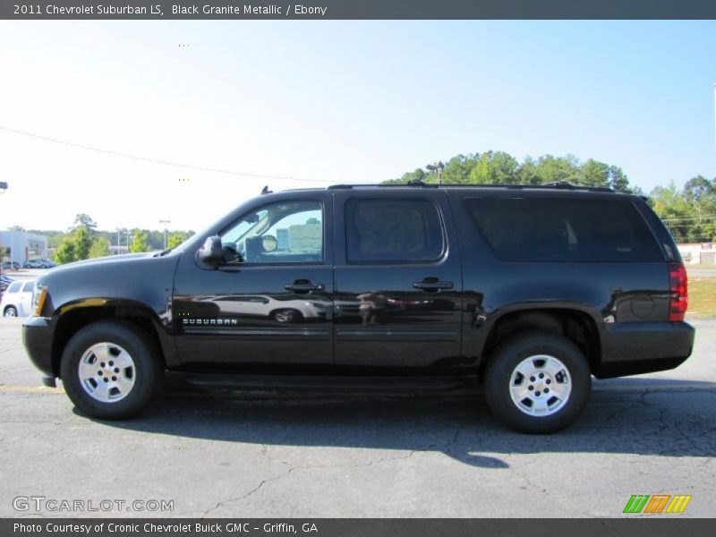 Black Granite Metallic / Ebony 2011 Chevrolet Suburban LS