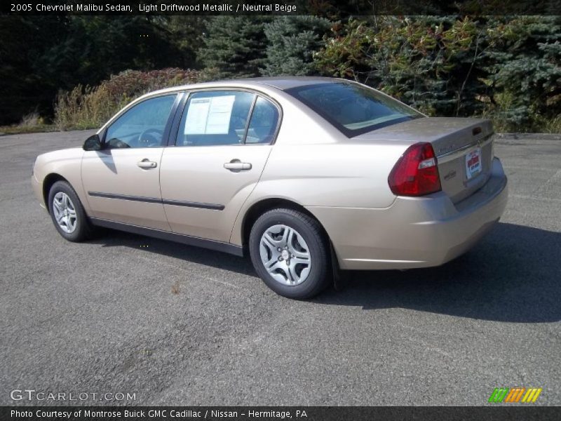 Light Driftwood Metallic / Neutral Beige 2005 Chevrolet Malibu Sedan