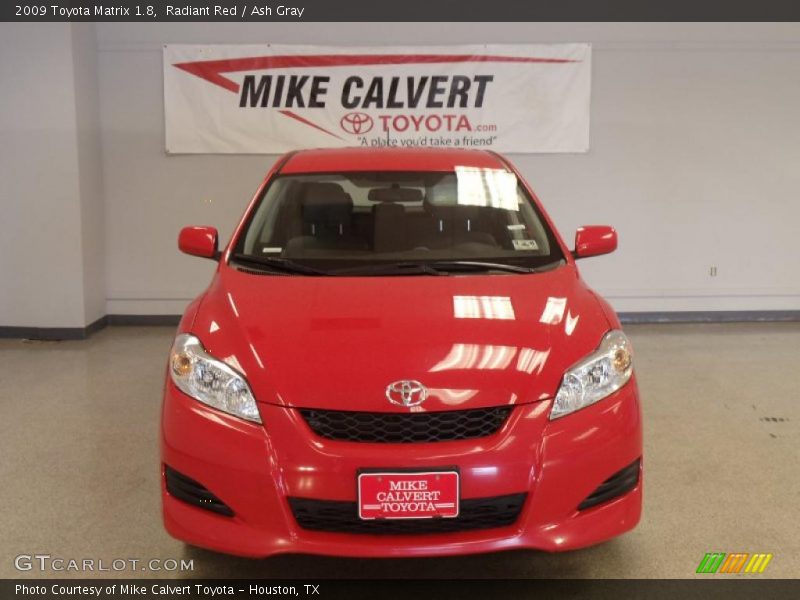 Radiant Red / Ash Gray 2009 Toyota Matrix 1.8
