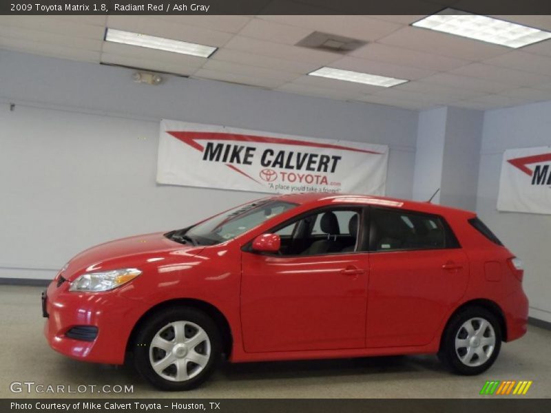 Radiant Red / Ash Gray 2009 Toyota Matrix 1.8