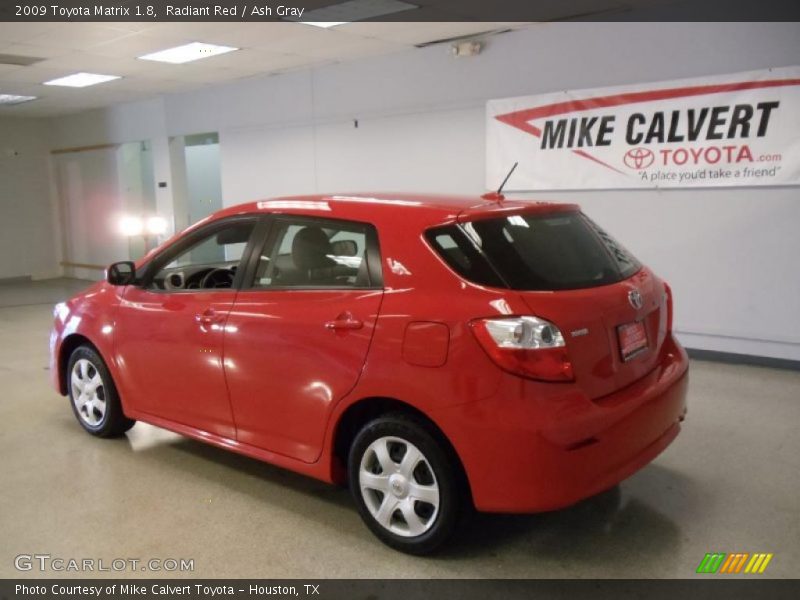 Radiant Red / Ash Gray 2009 Toyota Matrix 1.8