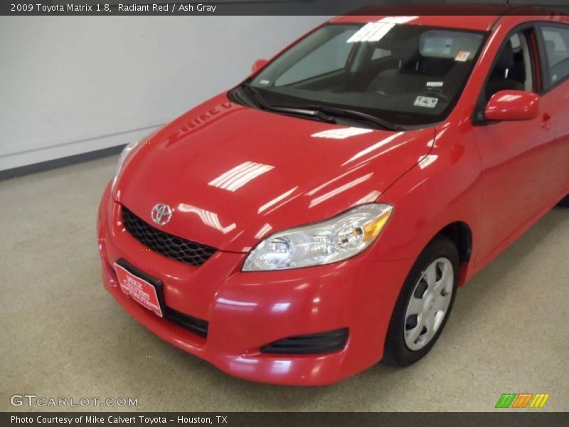 Radiant Red / Ash Gray 2009 Toyota Matrix 1.8